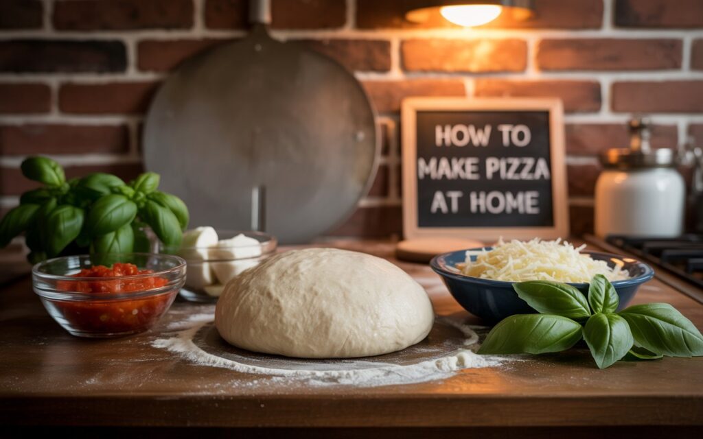 🍕 How to Make Pizza at Home (Step-by-Step Recipe)
