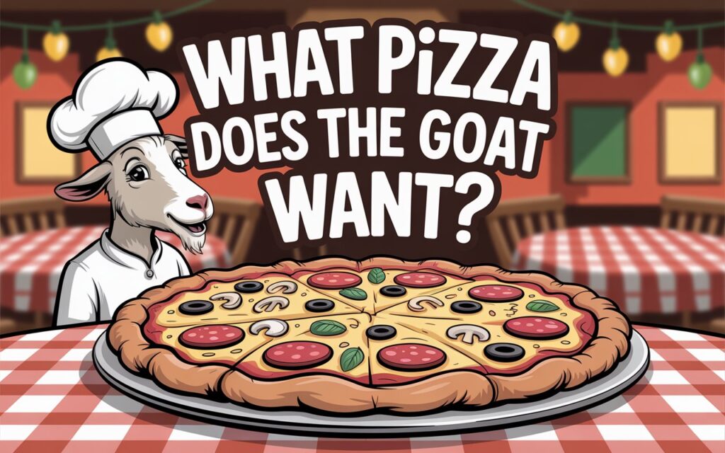 What Pizza Does the GOAT Want