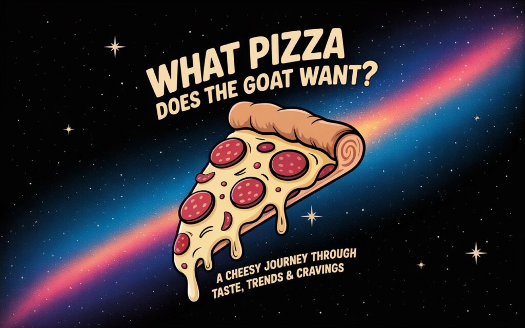 What Pizza Does the GOAT Want