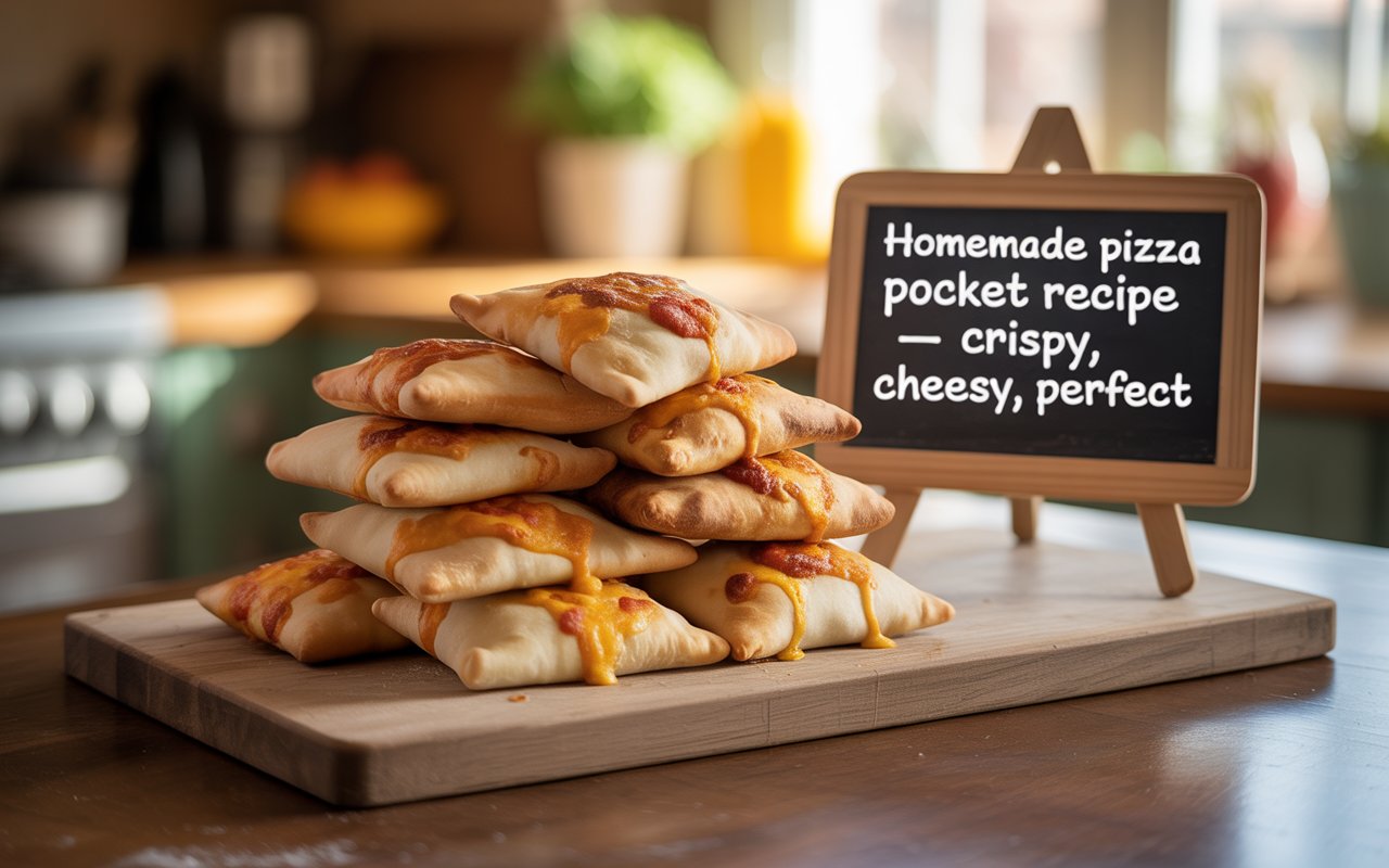 Homemade Pizza Pocket Recipe – Crispy, Cheesy, Perfect Homemade Pizza Pocket Recipe – Crispy, Cheesy, Perfect