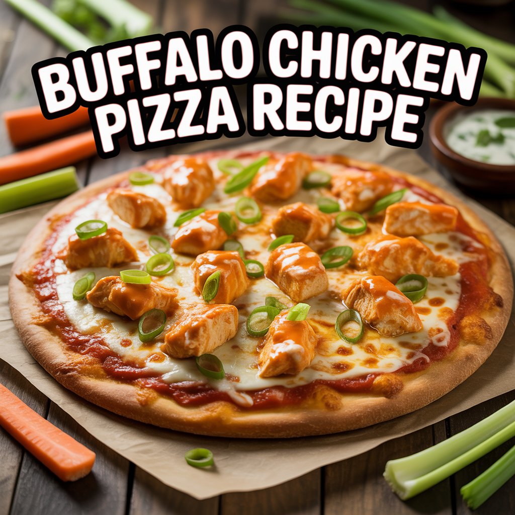 Buffalo Chicken Pizza Recipe – Bold, Spicy, Cheesy & Easy to Make at Home! Buffalo Chicken Pizza Recipe – Bold, Spicy, Cheesy & Easy to Make at Home!