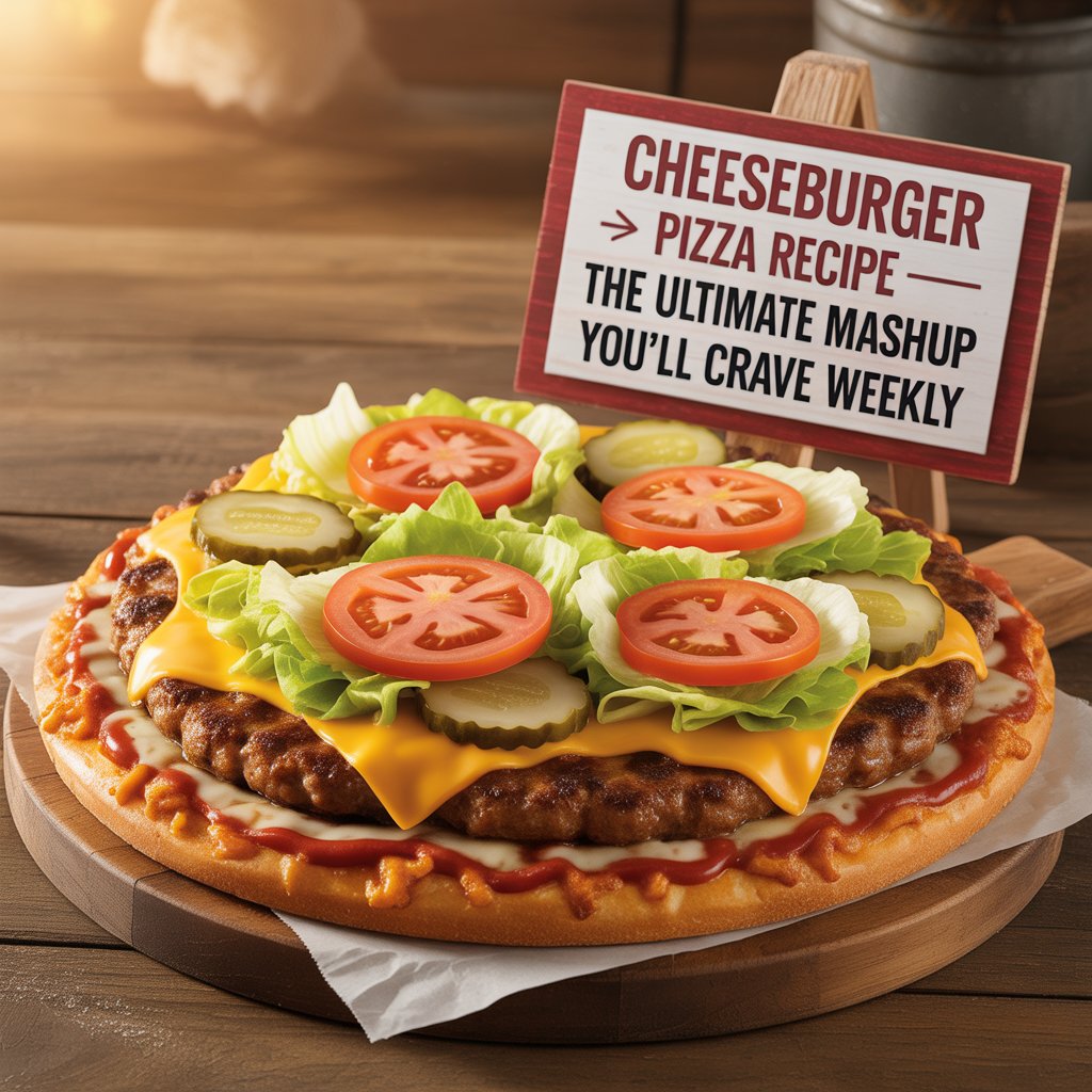 Cheeseburger Pizza Recipe 🍔🍕 The Ultimate Mashup You’ll Crave Weekly Cheeseburger Pizza Recipe 🍔🍕 The Ultimate Mashup You’ll Crave Weekly