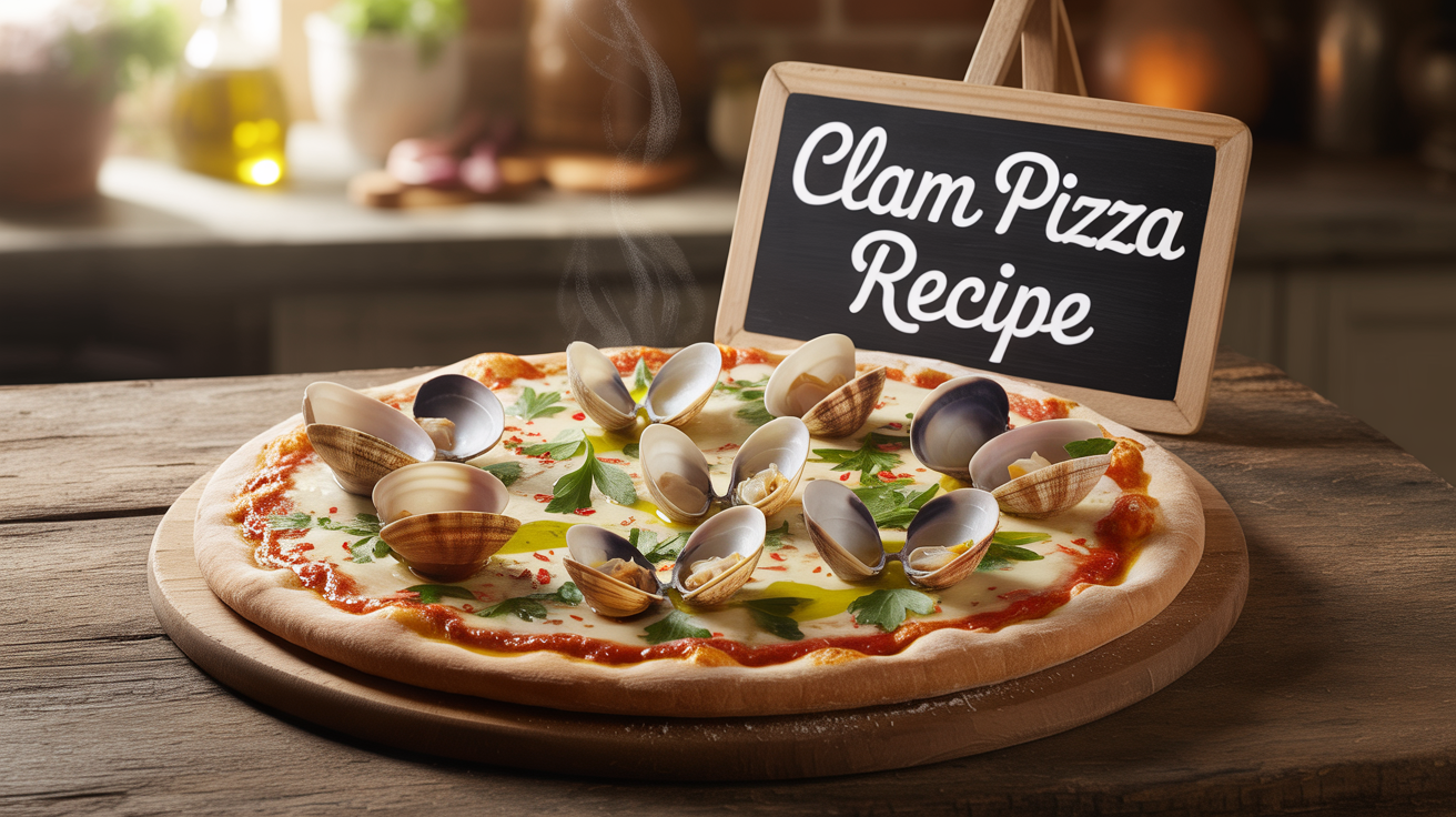 Clam Pizza Recipe | Authentic Italian White Clam Pie at Home Clam Pizza Recipe | Authentic Italian White Clam Pie at Home