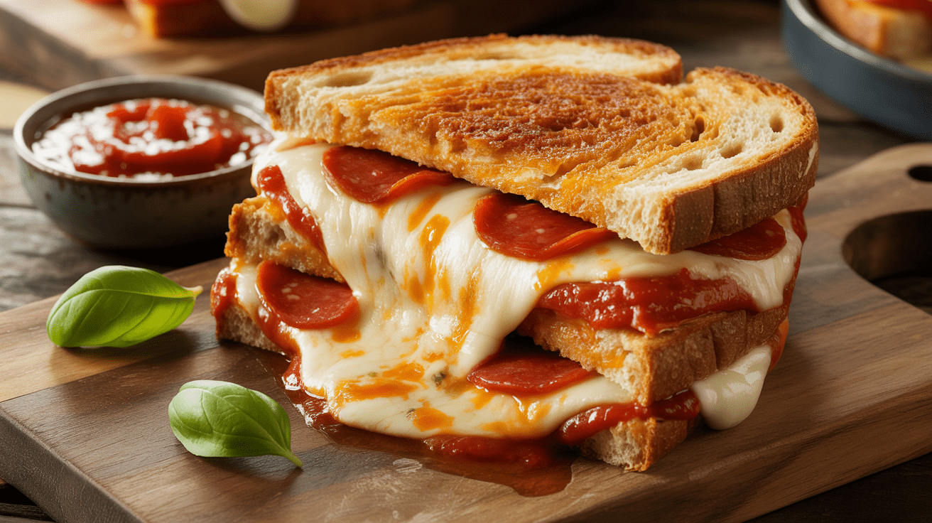 Pizza Grilled Cheese Sandwich Recipes | Crispy & Cheesy Homemade Sandwich Pizza Grilled Cheese Sandwich Recipes | Crispy & Cheesy Homemade Sandwich