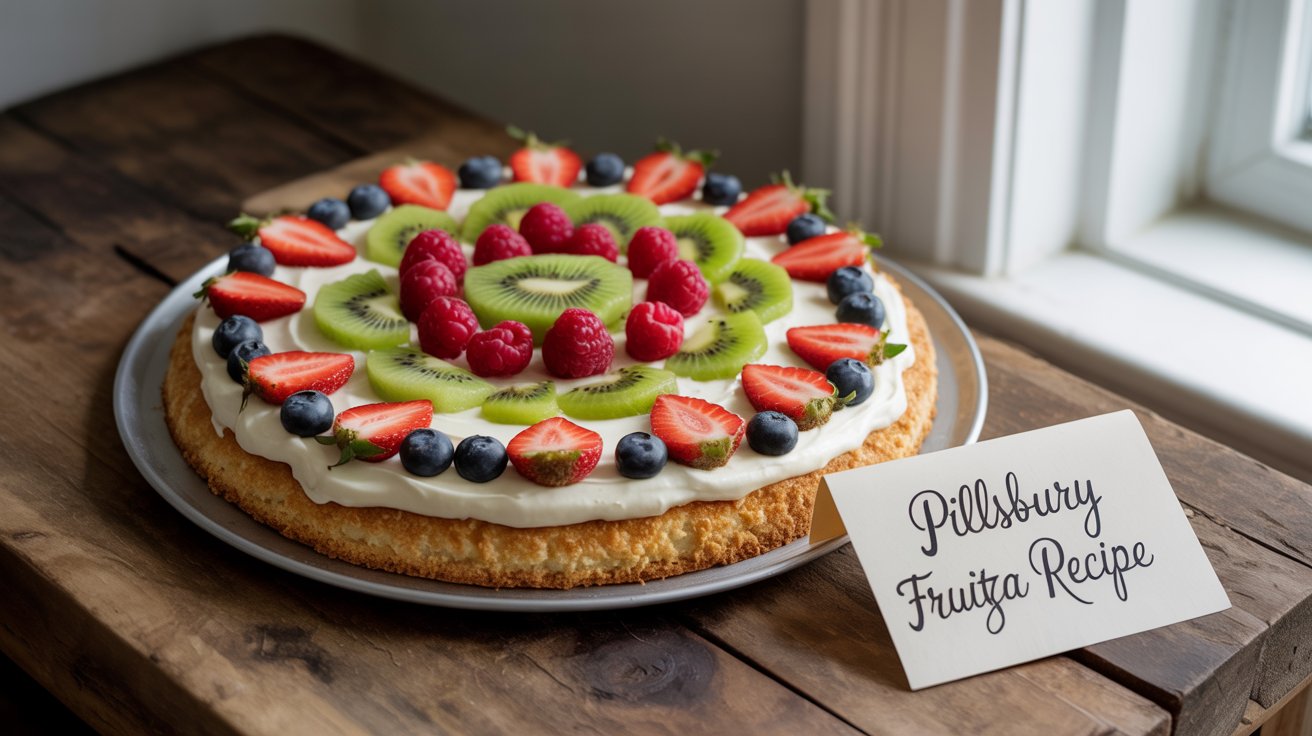 Pillsbury Fruit Pizza Recipe | Easy Dessert Pizza with Fresh Fruit & Cream Cheese Frosting Pillsbury Fruit Pizza Recipe | Easy Dessert Pizza with Fresh Fruit & Cream Cheese Frosting
