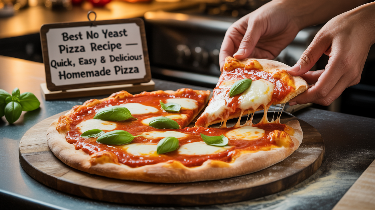 Best No Yeast Pizza Crust Recipe – Quick, Easy & Delicious Homemade Pizza Best No Yeast Pizza Crust Recipe – Quick, Easy & Delicious Homemade Pizza