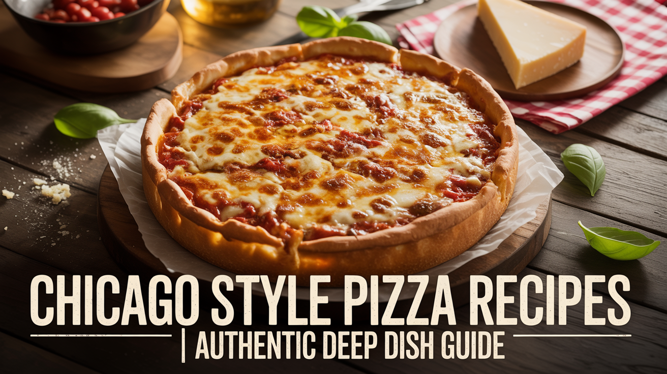 Chicago Style Pizza Recipes | Authentic Deep Dish Guide Chicago Style Pizza Recipes | Authentic Deep Dish Guide