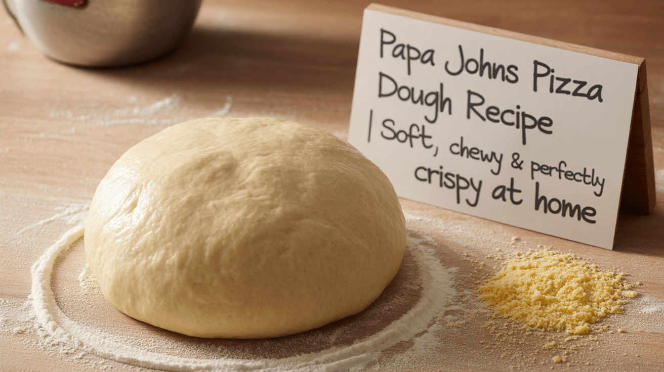 Papa Johns Pizza Dough Recipe | Soft, Chewy & Crispy at Home Papa Johns Pizza Dough Recipe | Soft, Chewy & Crispy at Home