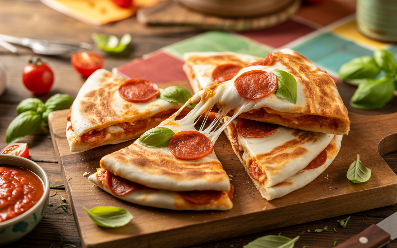 Pizza Quesadilla Recipe – Easy Cheesy Italian-Mexican Fusion in 20 Minutes Pizza Quesadilla Recipe – Easy Cheesy Italian-Mexican Fusion in 20 Minutes