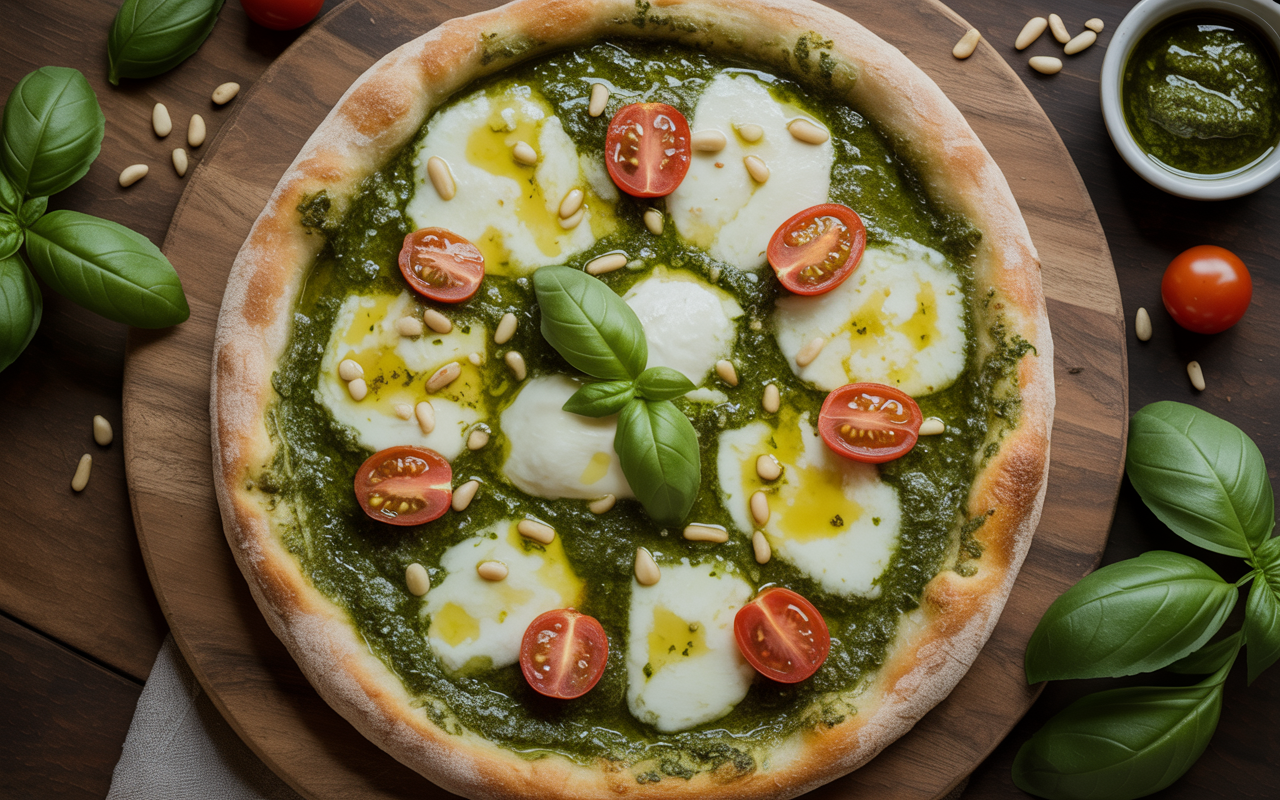 The Best Pesto Pizza Recipe | Fresh Basil, Mozzarella & Authentic Italian Flavor The Best Pesto Pizza Recipe | Fresh Basil, Mozzarella & Authentic Italian Flavor