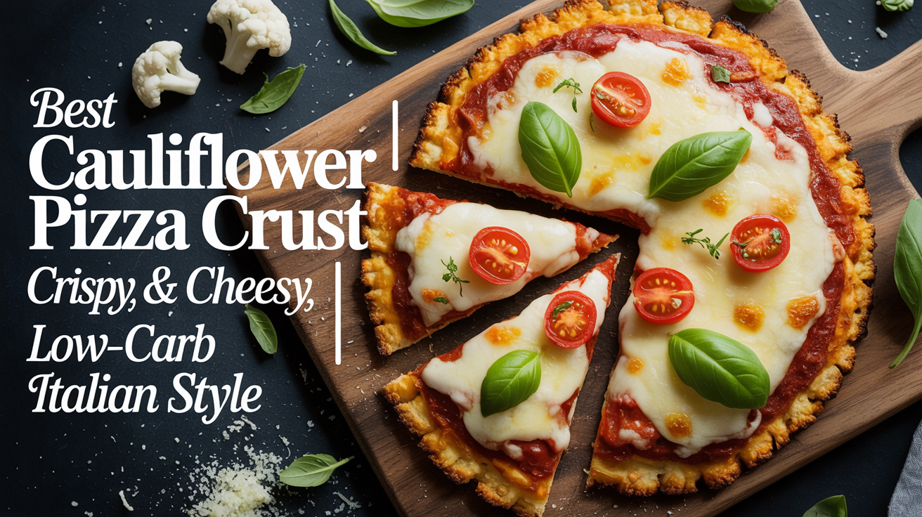 Best Cauliflower Pizza Crust Recipe | Crispy, Cheesy & Low-Carb Italian Style Best Cauliflower Pizza Crust Recipe | Crispy, Cheesy & Low-Carb Italian Style